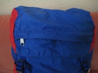 Mochila Senderismo Serval Azul/Rojo