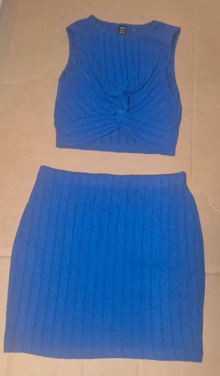 Conjunto SHEIN azul talla M