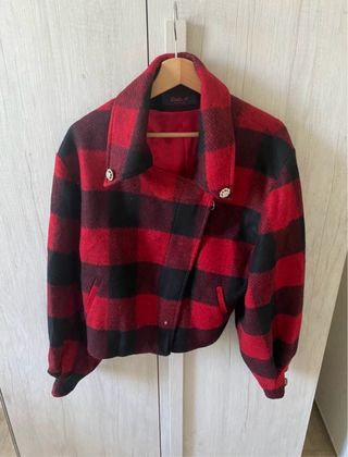 Giotto N Cappotto Donna Rosso Nero