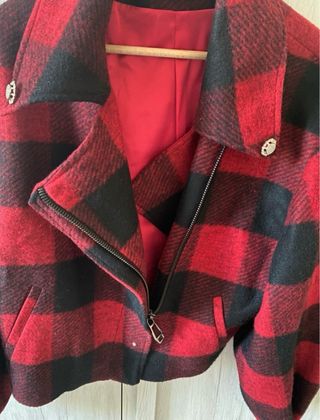 Giotto N Cappotto Donna Rosso Nero