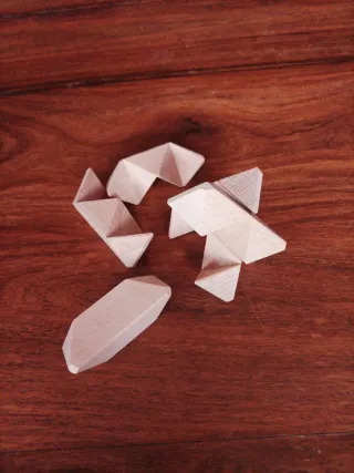 PUZZLE 3D DE MADERA FORMA ESTRELLA