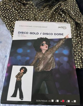 Disfraz Disco 80s Talla 7 Años