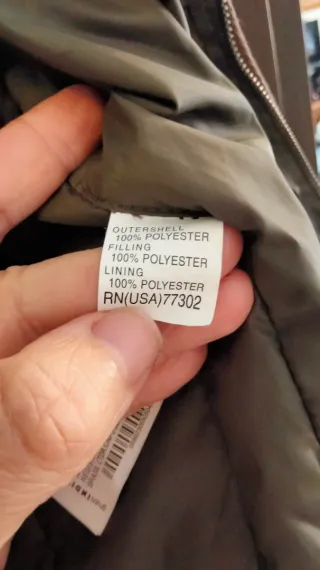 Chaqueta anorak verde