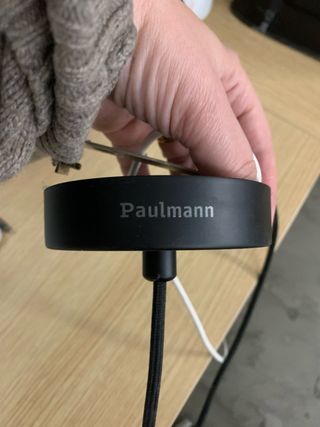 Lámpara de techo diseño corcho y cristal