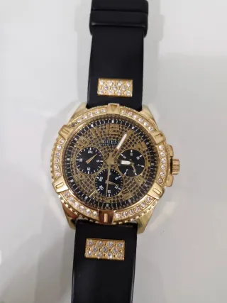 Reloj Guess Dorado y Negro Hombre