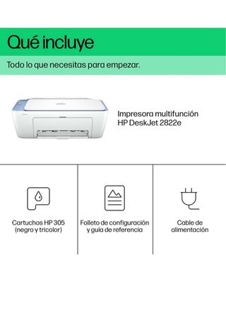 Impresora Multifunción HP Deskjet 2822e