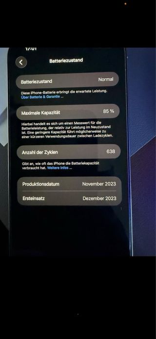iPhone 15 Pro Max Negro 87%
