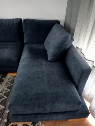 Sofá chaise longue azul Leiva 280x280