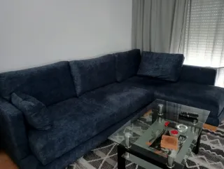 Sofá chaise longue azul Leiva 280x280