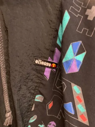 Giacca a vento Ellesse vintage multicolor