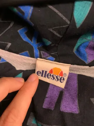 Giacca a vento Ellesse vintage multicolor