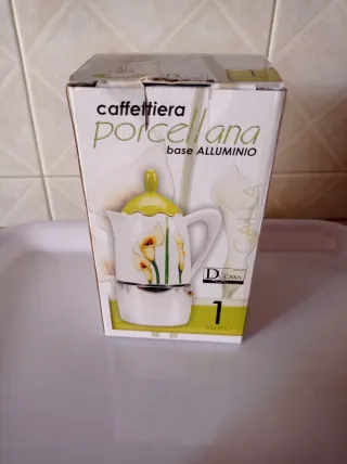Caffettiera e 6 Tazzine Vetro
