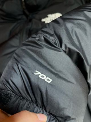 Abrigo The North Face Negro Plumas