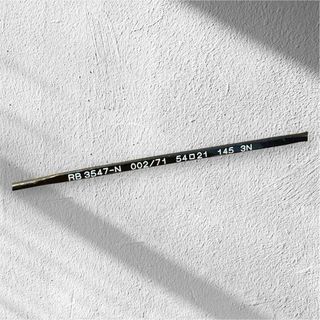 Occhiali da sole Ray-Ban unisex neri ovali