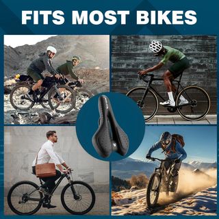 Sillín Bici WEST BIKING Gel Negro