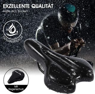 Sillín Bici WEST BIKING Gel Negro