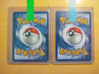 2 Cartas Pokémon Base Set 1ª Edición