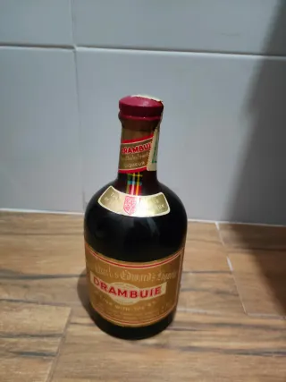 Botella antigua vacía coleccionismo Drambuie