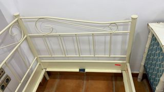 Cama individual diván forja