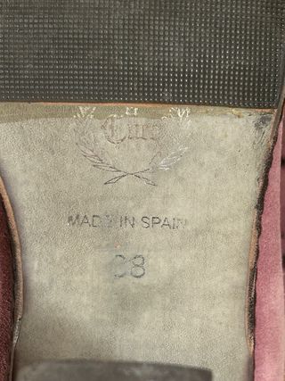 Botines El Cuco Piel Rosa -  Talla 38