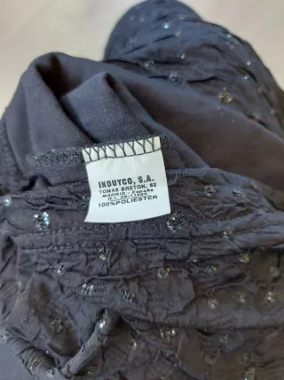 Talla 44-46 -  Top negro con brillos B con B