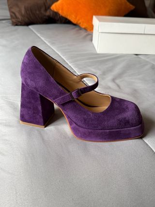 Tacones Alma en Pena Plataforma Morados