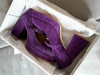 Tacones Alma en Pena Plataforma Morados