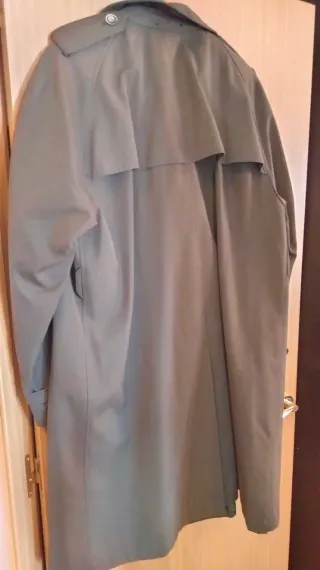 Gabardina verde vintage 1971