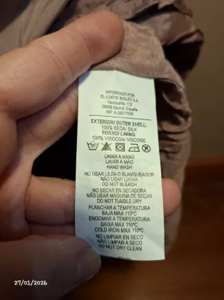 Vestido corto fiesta lentejuelas beige