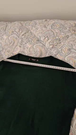 Jersey Mango Cachemira Verde