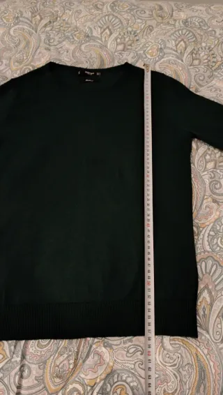 Jersey Mango Cachemira Verde