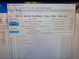SSD 256GB NVMe M.2 Western Digital