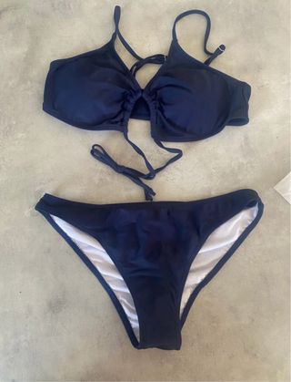 Costume da bagno blu navy