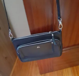 Bolso piel Negro Dayaday