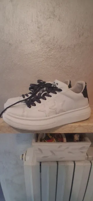 Sneakers 2STAR bianche con stelle