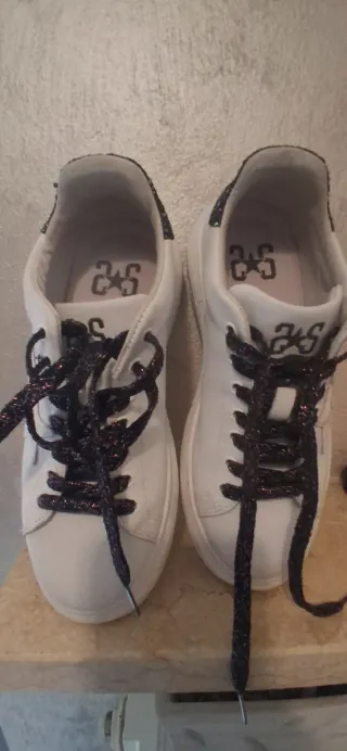 Sneakers 2STAR bianche con stelle