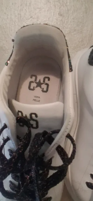 Sneakers 2STAR bianche con stelle