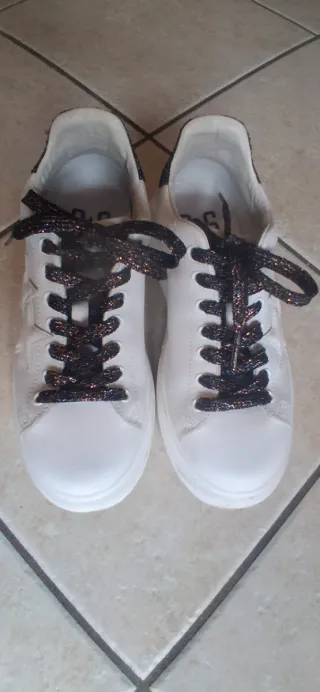 Sneakers 2STAR bianche con stelle