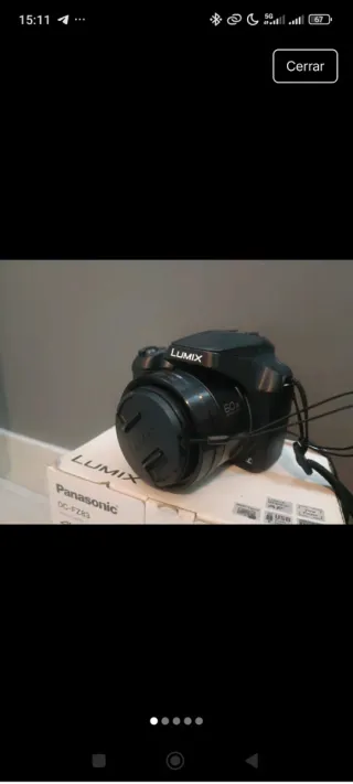 Cámara Lumix Panasonic DC-FZ83 Negra