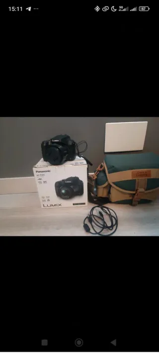 Cámara Lumix Panasonic DC-FZ83 Negra