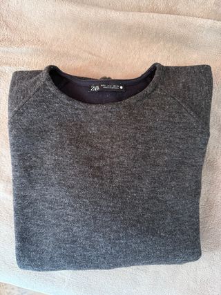 Sudadera gris mujer
