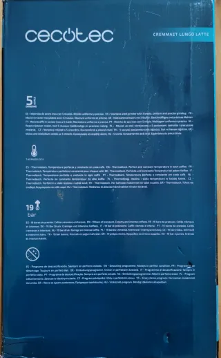 Cafetera Cecotec Cremmaet Lungo Latte