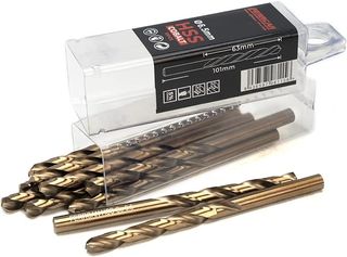 Brocas HSS M35 Cobalto 6.5mm (10 uds)