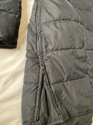 Abrigo premamá portabebés negro