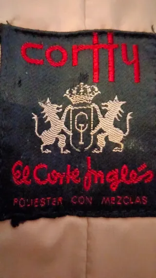 Gabardina impermeable años 70 beige