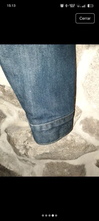 Cazadora Vaquera Lee Borrego Azul