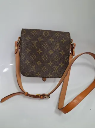 Bolso Louis Vuitton Cartouchiere Vintage Marrón