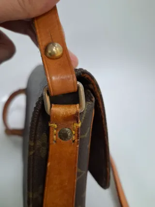 Bolso Louis Vuitton Cartouchiere Vintage Marrón