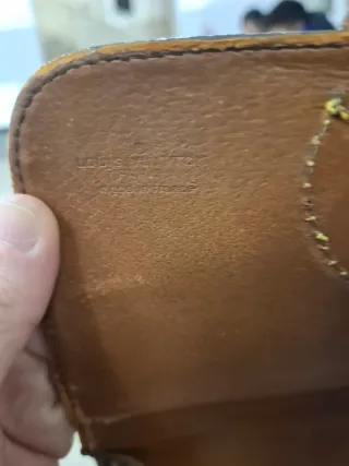 Bolso Louis Vuitton Cartouchiere Vintage Marrón