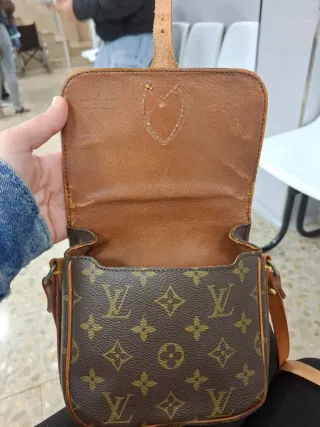 Bolso Louis Vuitton Cartouchiere Vintage Marrón